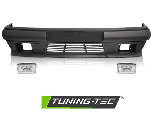 PARAURTI ANTERIORE LOOK AMG MERCEDES W124 1985 - 1993 COMPLETO DI FENDINEBBIA