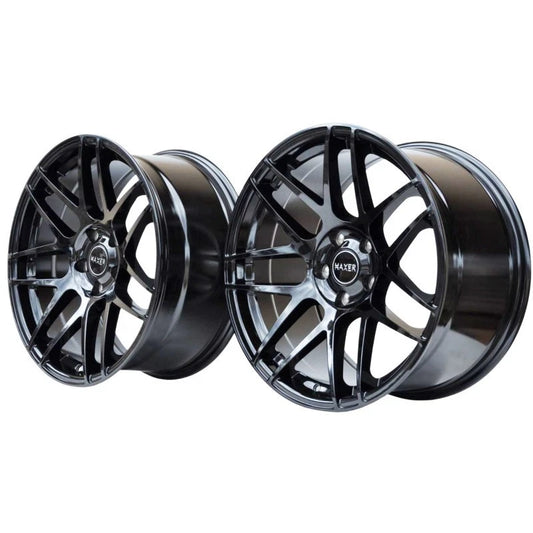 4 cerchi in lega BMW 60 E61 E63 E38 E39 HX020 HAXER 19 5x120 9ET20 10ET15