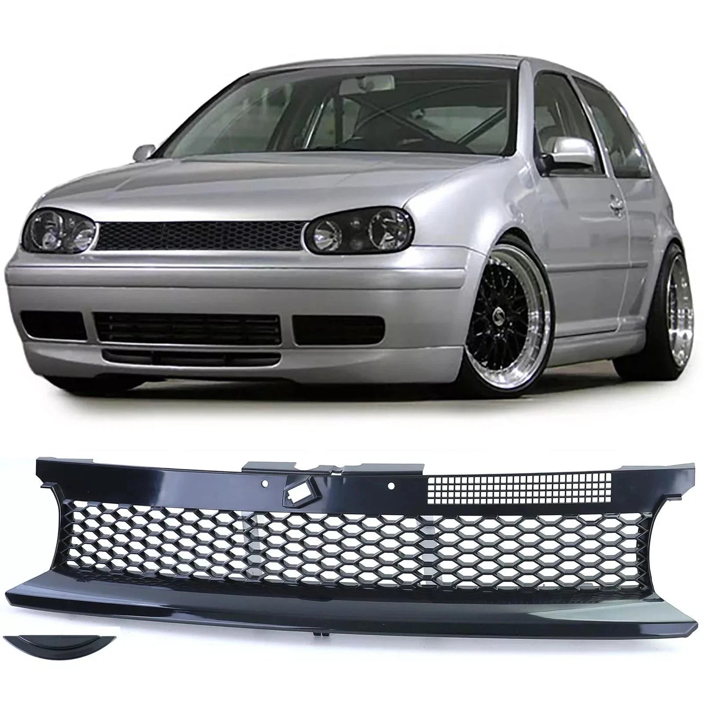 GRIGLIA CALANDRA MASCHERINA NIDO APE VW VOLKSWAGEN GOLF IV 4 NO LOGO GTI TDI TSI