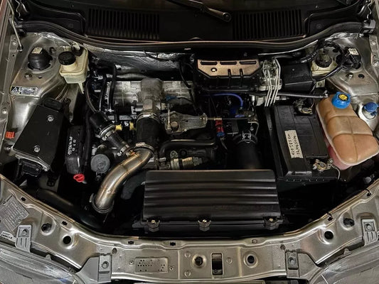 Tubo aspirazione Rinforzato In acciaio inox Con Attacco pop off Fiat Punto GT
