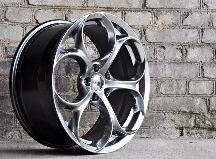 4 CERCHI IN LEGA 19 ALFA ROMEO GIULIA 8J ET33 9J ET34 5x110 VARI COLORI