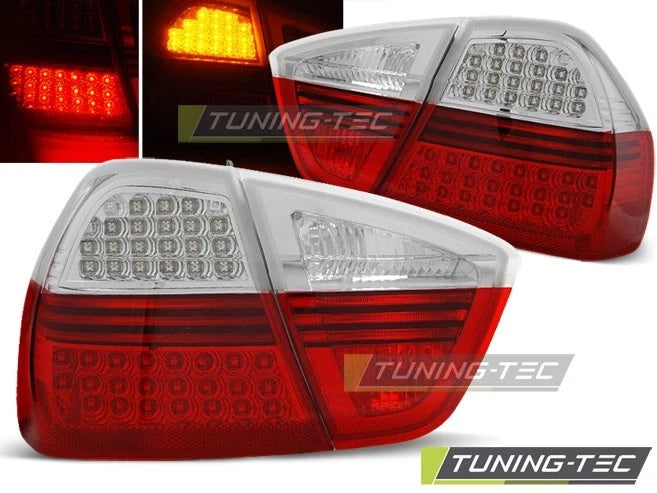 COPPIA FARI FANALI POSTERIORI LED BMW E90 PRE LCI 2005 2008