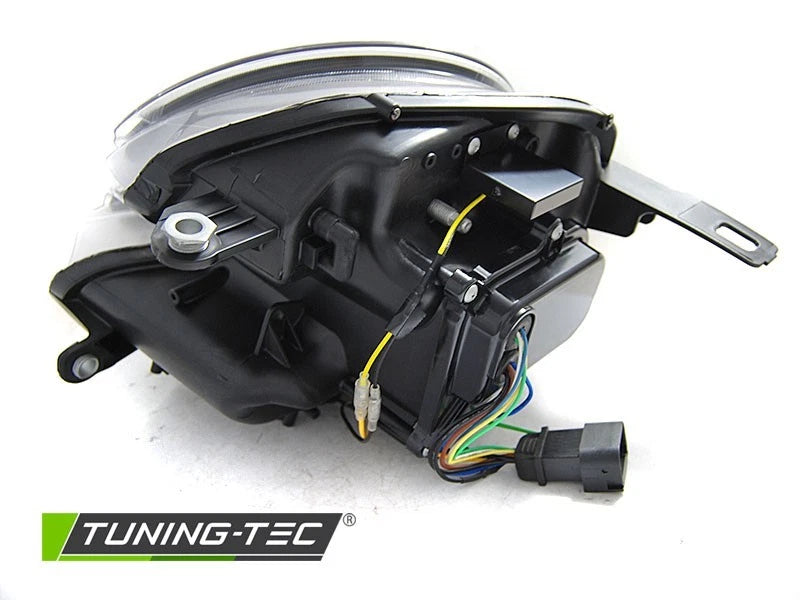 COPPIA fari xeno neri Mini Cooper R55 R56 R57 R58 R59 2006-2014