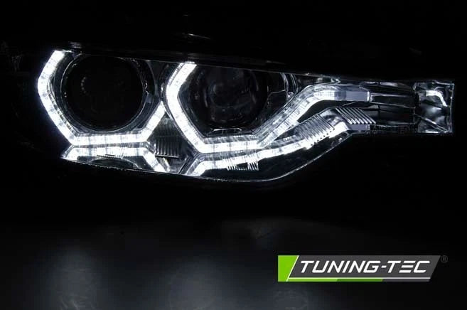 Coppia Fari Fanali F30 F31 LCI 2015-2018 ANGEL EYES LED ALOGENI