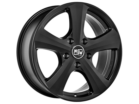 MSW 19W 16x7" 5x120 ET45, Flat Black
