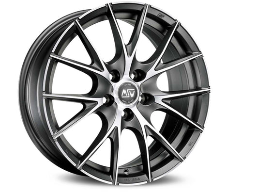 MSW 25 19x8" 5x112 ET48, Titanium Full Polished
