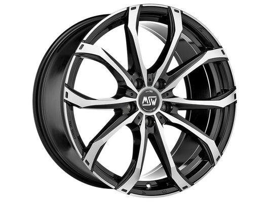 MSW 48 19x9" 5x112 ET44, Black Full Polished