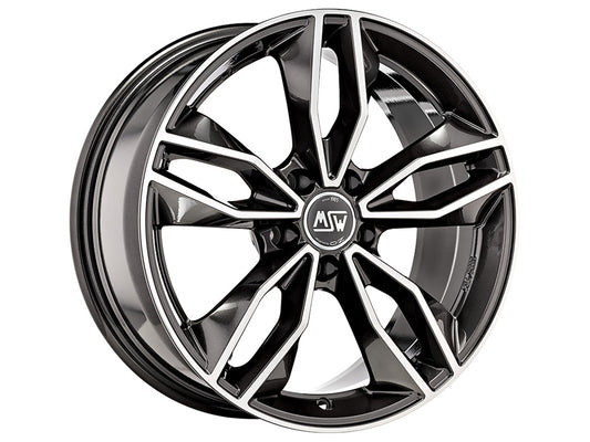 MSW 71 18x8" 5x108 ET50, Gloss Dark Grey Full Polished
