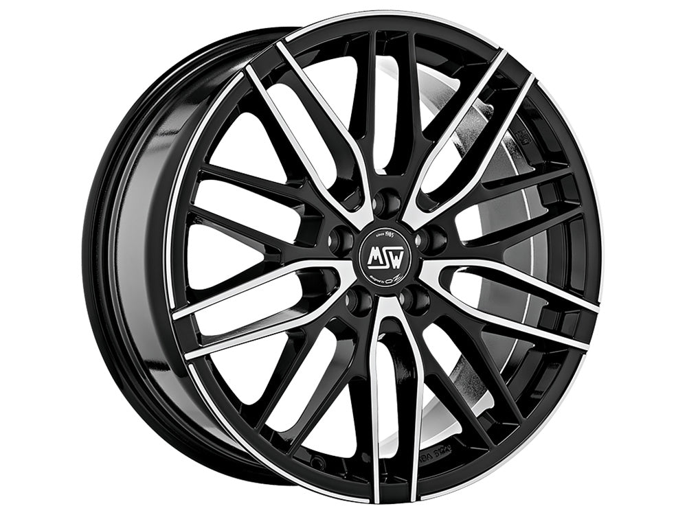 MSW 72 18x8" 5x112 ET35, Black Full Polished