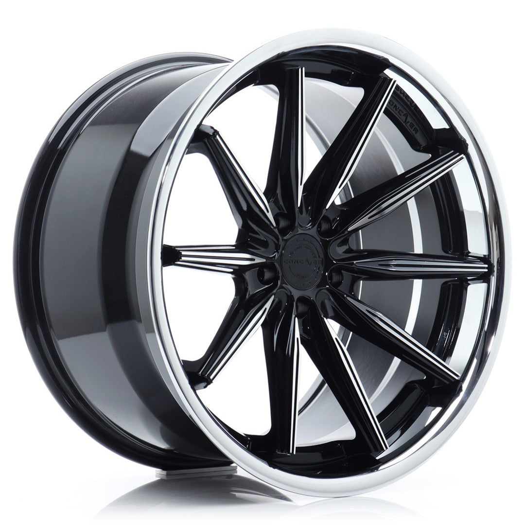 Concaver CVR8 21x11.5" (5 hole custom PCD) ET17-59, Black Diamond Cut