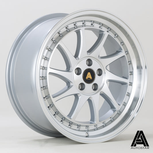 Autostar Vader 18x8.5" 5x100 ET35, Silver