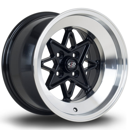 Rota Hachi 15x9" 4x114.3 ET0, Flat Black
