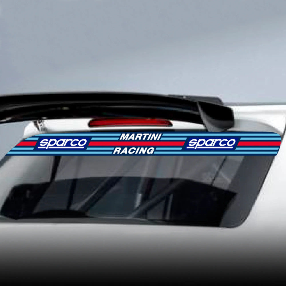 Sparco Martini Racing Back Sun Visor Strip