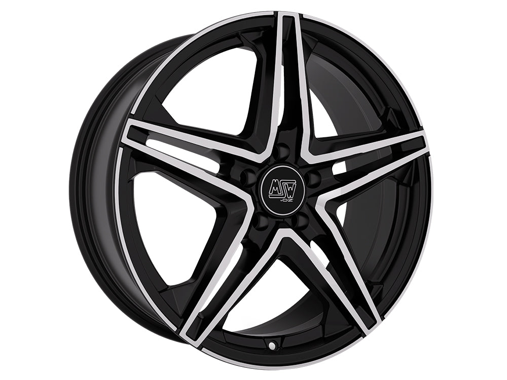 MSW 31 19x8.5" 5x112 ET38, Gloss Black, Machined Spokes