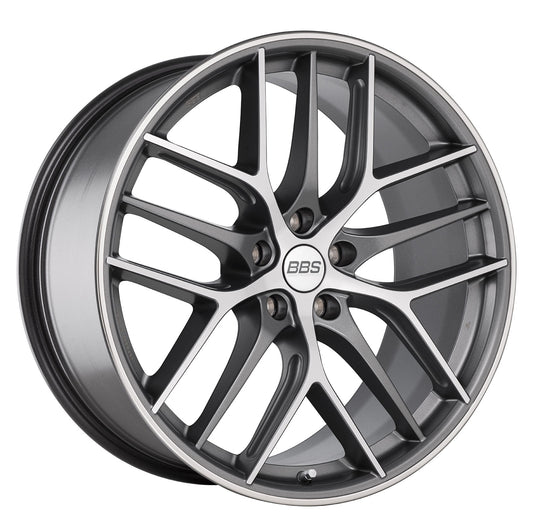 BBS CC-R 20x8.5" 5x112 ET30, Dark Grey / Machined