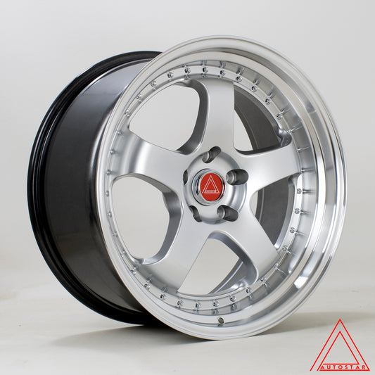 Autostar GT5R 19x9.5" 5x120 ET30, Silver / Polished