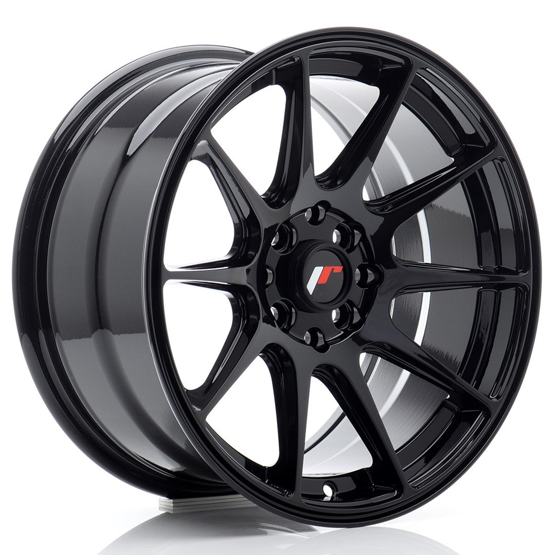 Japan Racing JR-11 16x8" 5x100/114.3 ET25, Gloss Black