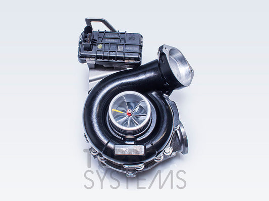 TURBO COMPRESSORE TURBINA MAGGIORATA TURBOSYSTEM BMW M57N2 E90 E91 E92 E93 E60 E61 E65 E66 X5 X6 330D 330XD