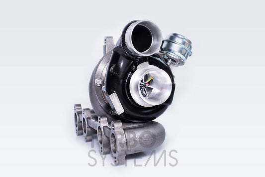 Turbocompressore TURBINA MAGGIORATA TURBOSYSTEM per motori trasversali Audi / Skoda / VW 1.9 TDI.