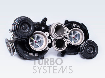 TURBO COMPRESSORE TURBINA MAGGIORATA TURBOSYSTEM BMW N63B44 (N63TU) F07 F10 F11 F12 F13 F01 F02 F03 F04 E70 E71 E72 550i 650i 750i ( x5 xdrive )