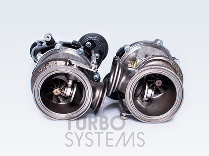TURBO COMPRESSORE TURBINA MAGGIORATA TURBOSYSTEM BMW N63B44 (N63TU) F07 F10 F11 F12 F13 F01 F02 F03 F04 E70 E71 E72 550i 650i 750i ( x5 xdrive )