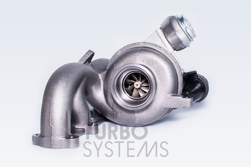 Turbocompressore TURBINA MAGGIORATA TURBOSYSTEM per motori trasversali Audi / Skoda / VW 1.9 TDI.