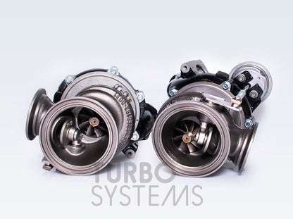 TURBO COMPRESSORE TURBINA MAGGIORATA TURBOSYSTEM BMW N63B44 (N63TU) F07 F10 F11 F12 F13 F01 F02 F03 F04 E70 E71 E72 550i 650i 750i ( x5 xdrive )