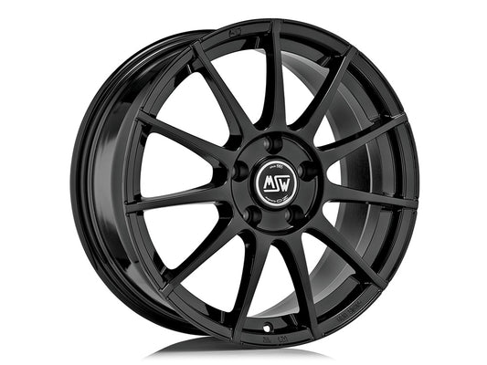 MSW 85 17x7" 4x100 ET42, Gloss Black