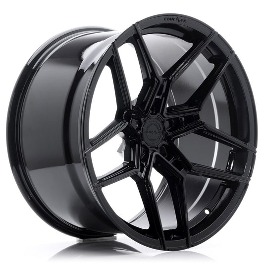 Concaver CVR5 19x10.5" (5 hole custom PCD) ET15-57, Platinum Black