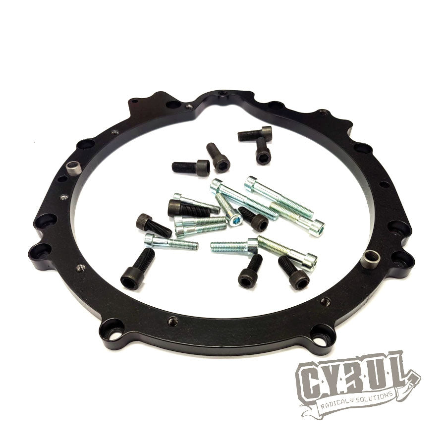 Cybul Adapter plate for BMW M5X Gearbox on Toyota 1JZ & 2JZ Engine