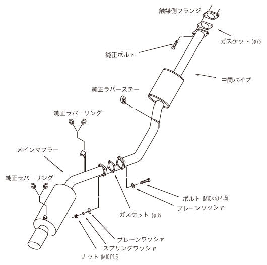 HKS "Silent Hi-Power" Catback for Toyota Supra MK3 (1JZ-GTE)