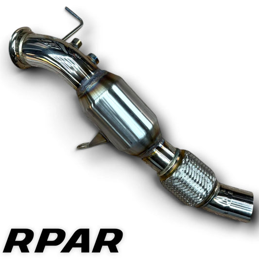 DOWNPIPE CON 200 CELLE BMW E87 E60 E61 E90 E91 520d 318d 320d 118d 120d M47N2 2.0 DIESEL
