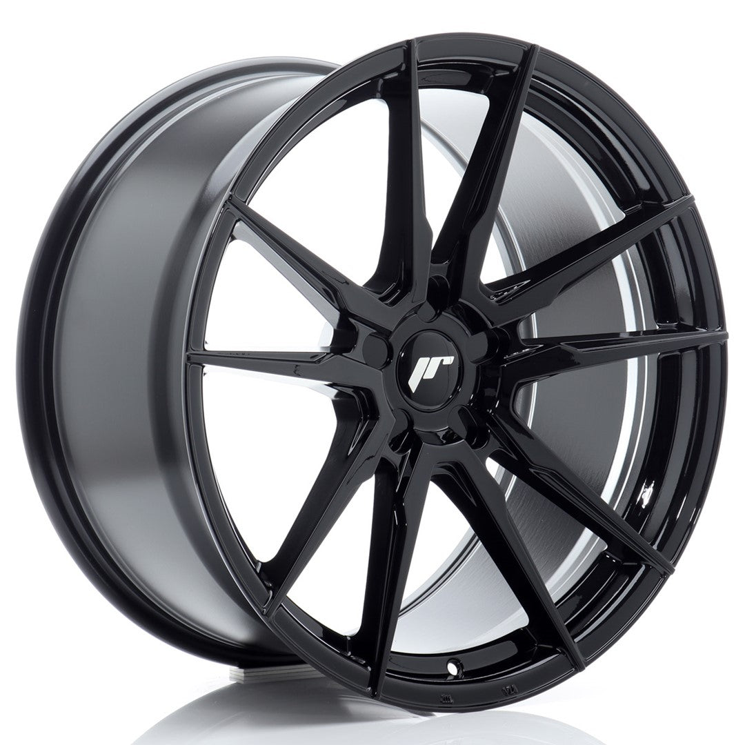 Japan Racing JR-21 Extreme Concave 20x10.5" (5 hole custom PCD) ET15-45, Gloss Black