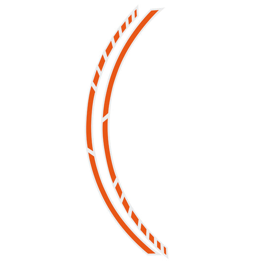 Foliatec Racing Orange Pin-Striping Design