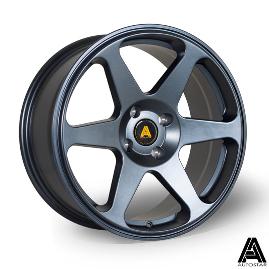 Autostar Chaser 17x8" 5x112 ET35, Flat Gunmetal