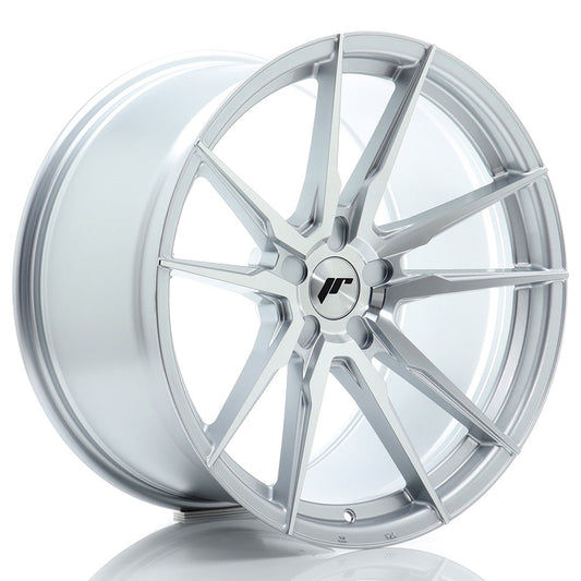 Japan Racing JR-21 Extreme Concave 20x11" (5 hole custom PCD) ET15-45, Machined Silver