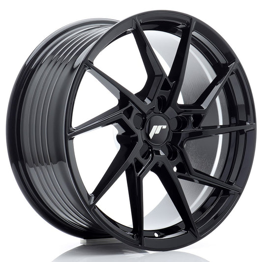 Japan Racing JR-33 19x8.5" (5 hole custom PCD) ET20-45, Gloss Black