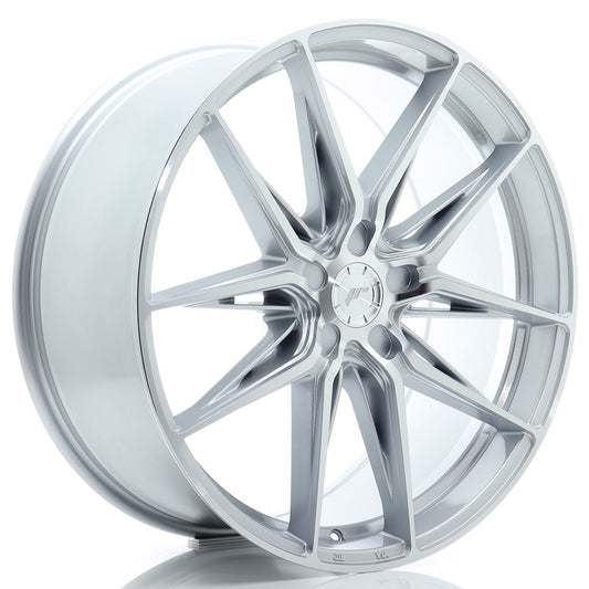 Japan Racing JR-44 21x9" (5 hole custom PCD) ET20-40, Machined Silver