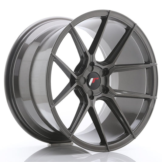 Japan Racing JR-30 Extreme Concave 19x11" (5 hole custom PCD) ET15-40, Hyper Gray