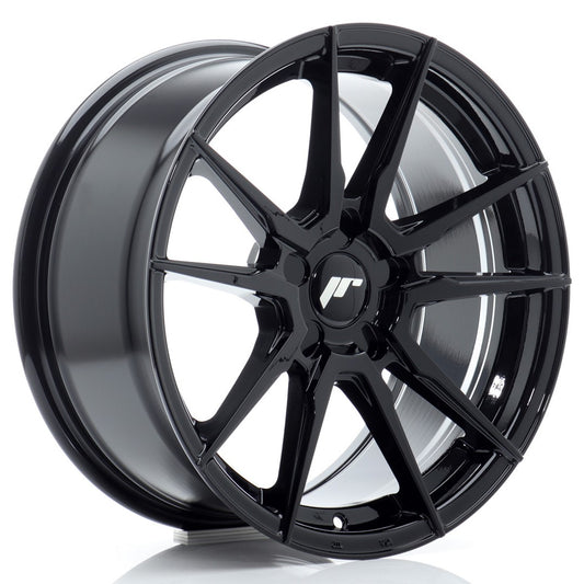 Japan Racing JR-21 Extreme Concave 17x9" (5 hole custom PCD) ET20-45, Gloss Black