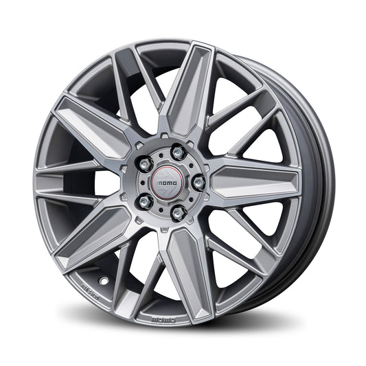 Momo Evoluzione 18x8" 5x114.3 ET42, Matt Titan & Silver