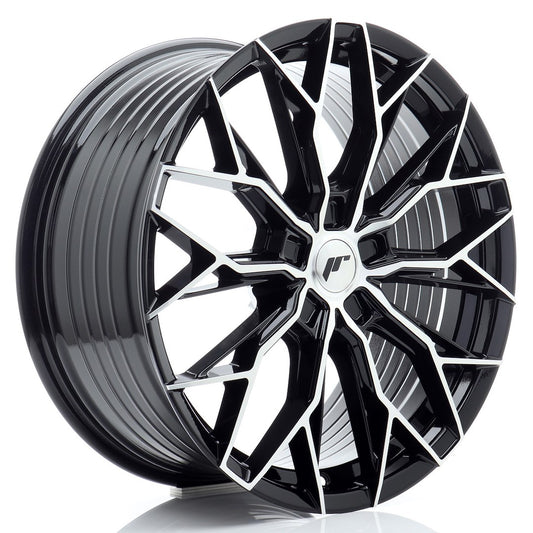 Japan Racing JR-49 20x8.5" (5 hole custom PCD) ET20-45, Machined Black