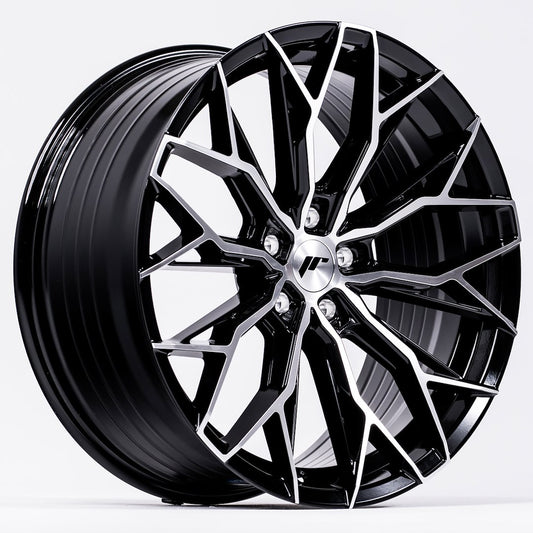 Japan Racing JR-49 20x9.5" (5 hole custom PCD) ET20-40, Machined Black