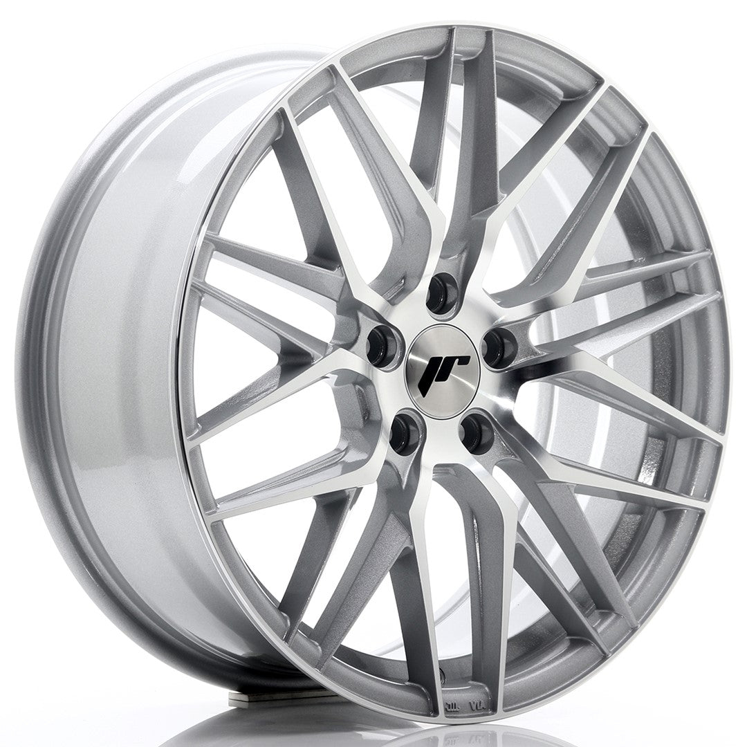 Japan Racing JR-28 18x7.5" 5x112 ET40, Silver / Machined