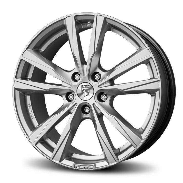 Momo Reds K2 HD 16x6.5" 5x108 ET40, Hyper Silver