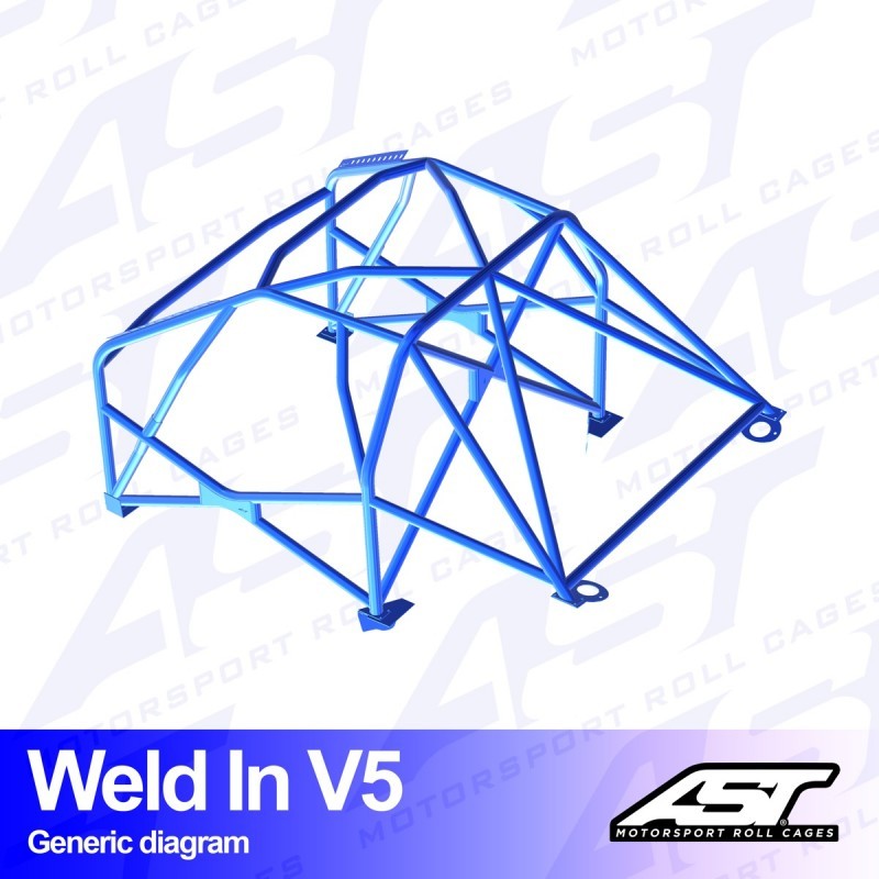 AST Rollcages V5 Weld-In 8-Point Roll Cage for BMW 1-Series E82 (Coupe)