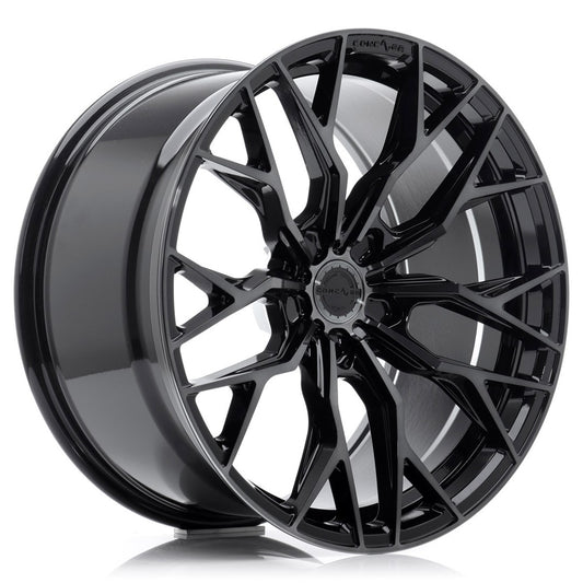 Concaver CVR1 22x10.5" (5 hole custom PCD) ET10-46, Double Tinted Black