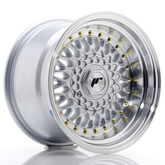 Japan Racing JR-9 15x9" (4 & 5 hole custom PCD) ET10, Silver