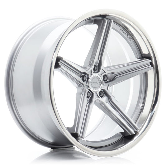 Concaver CVR9 21x11.5" (5 hole custom PCD) ET17-59, Brushed Titanium
