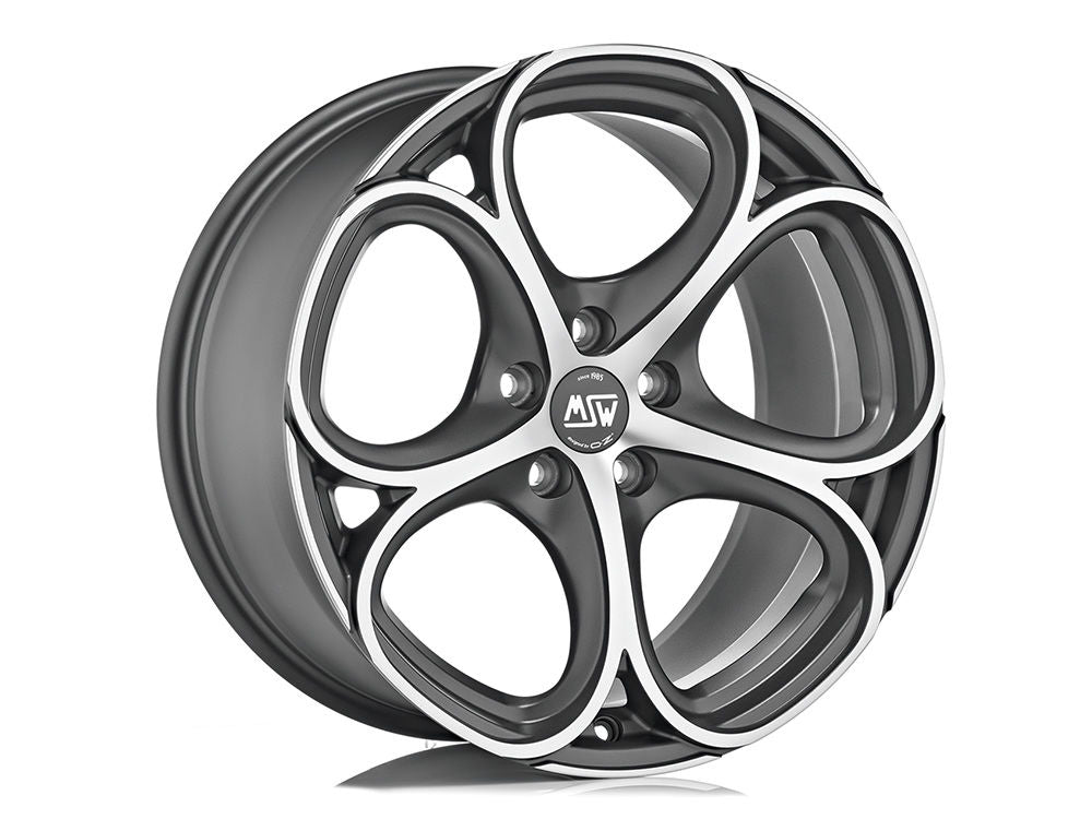 MSW 82 20x9" 5x112 ET35, Gunmetal, Machined Spokes